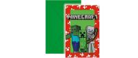 Fiesta Einladungen Minecraft