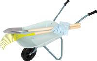 Gartenwerkzeug-Set mit Schubkarre