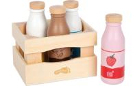 Kiste mit Milchgetränken fresh
