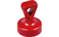 Berec Griffmagnet mit Öse, rot, 2-er Set
