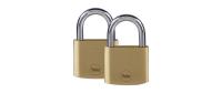 Vorhängeschloss Messing Y110B 2er Set 35/20