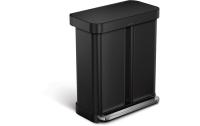 Simplehuman Doppelkammer, 58L (34+24L)
