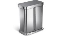 Simplehuman Doppelkammer, 58L (34+24L)