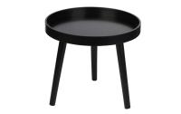 Arti Casa Beistelltisch aus Holz, Schwarz