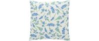 Esschert Outdoor Kissen Blumen blau