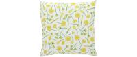 Esschert Outdoor Kissen Blumen gelb