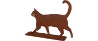 Esschert Rost Katze gehend