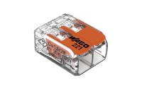 Wago Verbindungsklemme Compact 2-fach