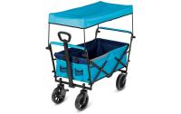 EASYmaxx Bollerwagen faltbar blau