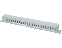 19 WIREWIN 1HE Kabelführungspanel, grau,
