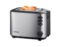 Severin Automatik-Toaster silber-schwarz