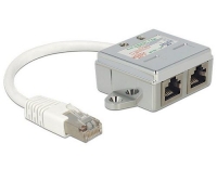 Delock RJ45 Anschlussverdoppler LAN+ISDN