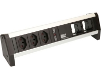 Steckdosenleiste DESK 1, 3xT13, 2xCustom