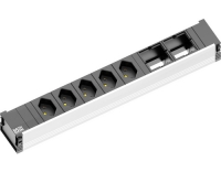 Steckdoseneinheit CONI, 5xT13, 2xCustom