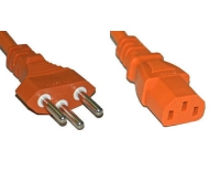 Netzkabel 250V/10A: 1.5 Meter Orange