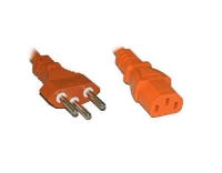 Netzkabel 250V/10A: 5 Meter Orange