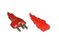 Netzkabel 250V/10A: 2.5 Meter Rot
