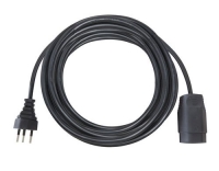 Kunststoff-Verlängerungskabel, 25m, schwarz