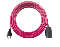 Kunststoff-Verlängerungskabel, 10m, rot