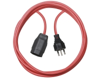 Kunststoff-Verlängerungskabel, 5m, rot