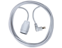 Kunststoff-Verlängerungskabel, 3m, weiss