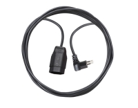 Kunststoff-Verlängerungskabel, 5m, schwarz