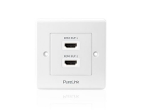 Purelink HDMI Wanddose 2-Fach