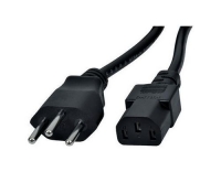 Netzkabel 250V/10A: 0.5 Meter Schwarz