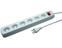 Steckdosenleiste 6xT13, mit Schalter