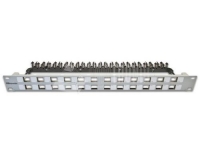 24-Port 1HE Patchpanel, geschirmt