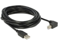 USB2.0-Kabel A-B: 5m, schwarz
