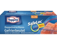 Toppits Doppelverschluss Gefrierbeutel Zip.