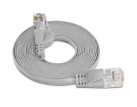 Wirewin Slim Patchkabel: UTP, 5m, grau