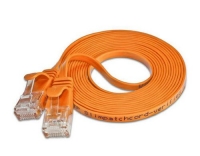 Wirewin Slim Patchkabel: UTP, 0.10m, orange
