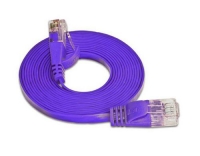 Wirewin Slim Patchkabel: UTP, 2m, violett