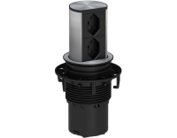 Bachmann Küchensteckdose ELEVATOR, 2xT23