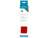 Silhouette Aufbügelfolie beflockt, rot