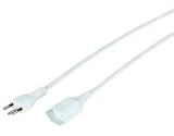 Kunststoff-Verlängerungskabel, 3m, weiss
