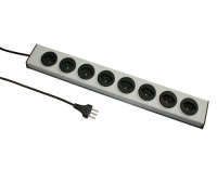 Steckdosenleiste 8xT13, quer, ohne Schalter