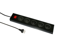 Steckdosenleiste 5xT13, quer, ohne Schalter