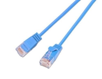Wirewin Slim Patchkabel: UTP, 5m, blau