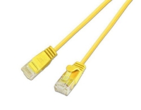 Wirewin Slim Patchkabel: UTP, 1m, gelb