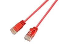 Wirewin Slim Patchkabel: UTP, 15cm, rot