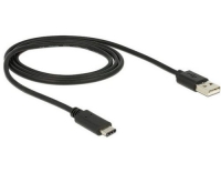 USB2.0-Kabel A-TypC: 1m, schwarz