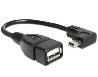 USB OTG Adapterkabel, 11cm, A/Bu-MiniB/St