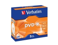 Verbatim DVD-R Medien 4.7GB,16x,5er Pack
