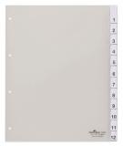 Durable Register für Prospekthüllen 12-tlg.