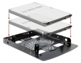Delock HDD Einbausatz, 2x 2.5 HDD in 3.5