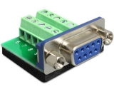 Delock Terminalblock RS232 DB9 Buchse
