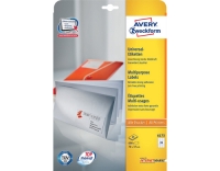 Avery Zweckform Etiketten A4 weiss, 70x37mm
